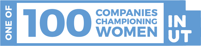 100 Businesses Seal Blue